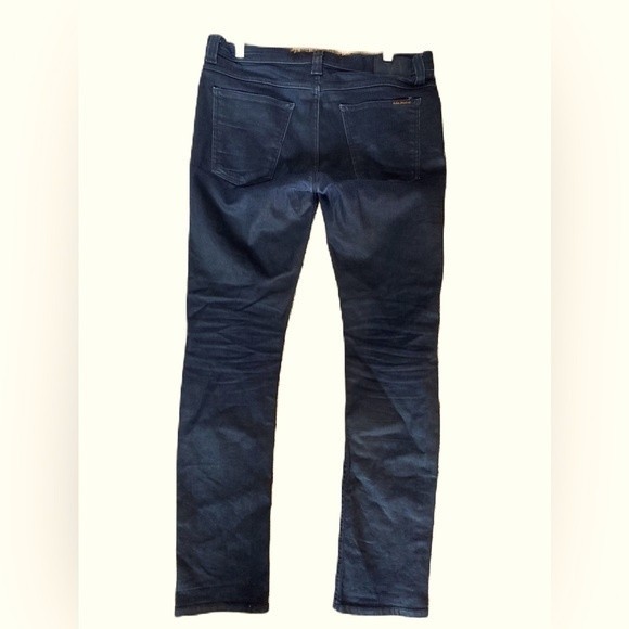 Men’s nudie tube tom back in black Jeans 33x32